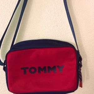 Tommy Hilfiger red crossbody bag